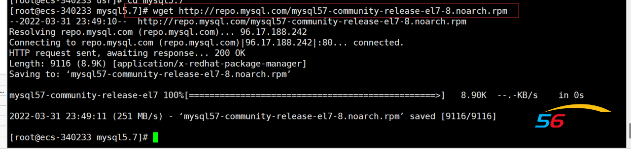 云端服务器(linux版)部署mysql