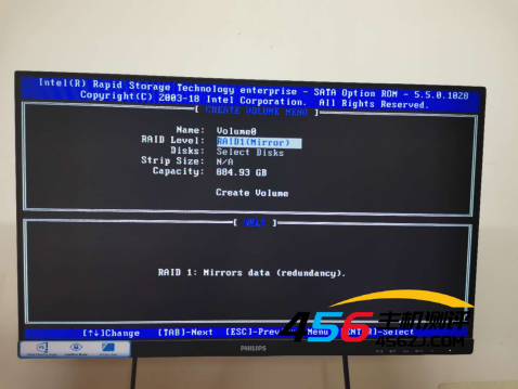 联想服务器ThinkServer TS80x板载RAID设置教程